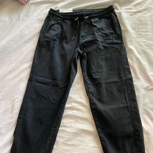 black ZARA “the jogging” joggers